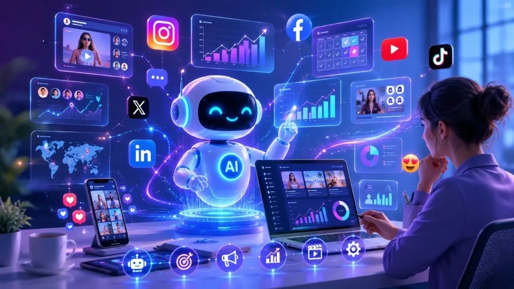 Social Media Strategy Enhanced by AI